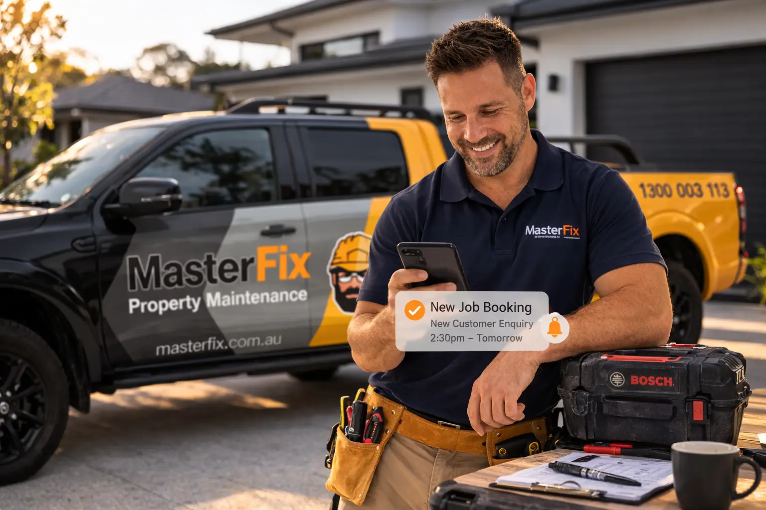 Masterfix Receives a job enquiry